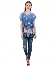 Swag  Imported  Streachable Fabric Cotton Top For Women